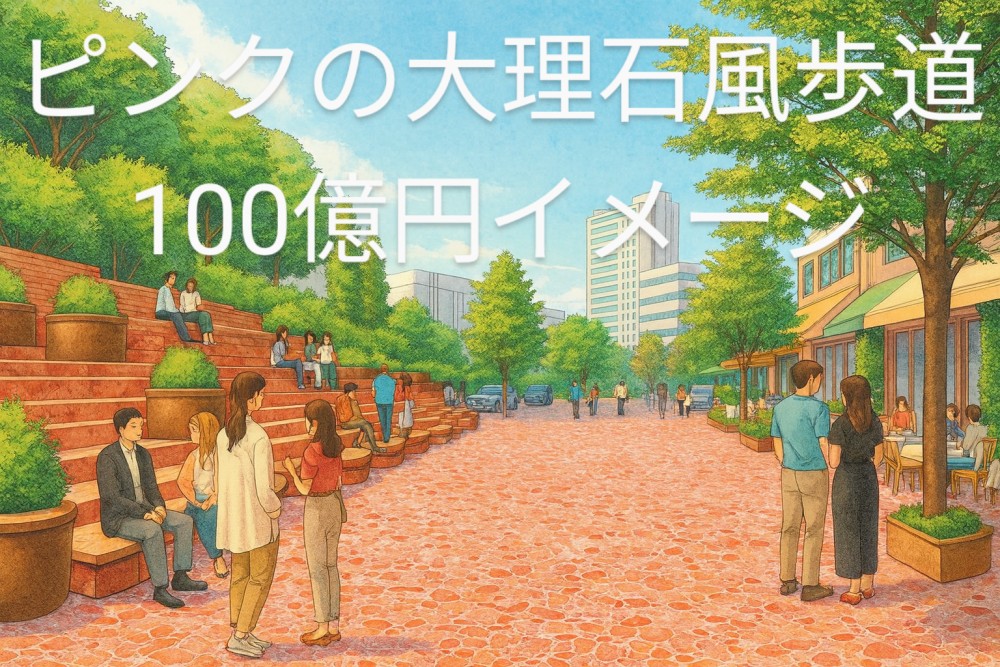 《100億円ピンク大理石風歩道で初台・本町・幡ヶ谷はどう変わるのか 》 東京AI防災映画祭9部門受賞　 映画『渋谷防災街づくり』監督はち公が語る 初台未来像〜渋谷区 とパートナーの渋谷はち公