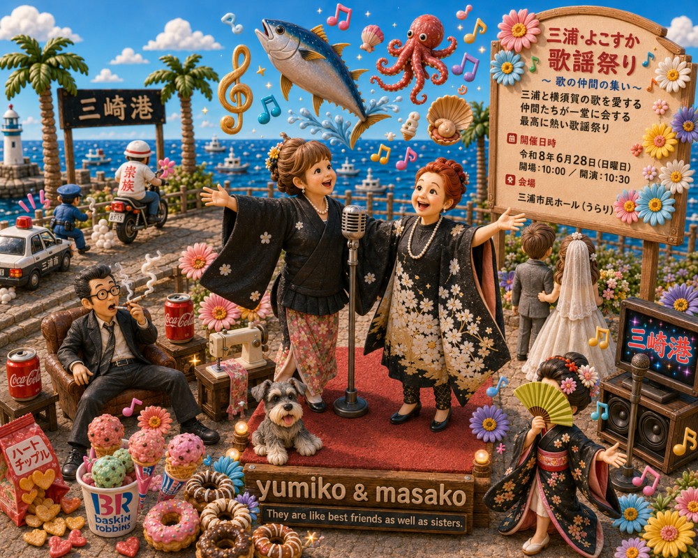 三浦市★横須賀市イベント～歌の仲間の集い～三浦・よこすか 歌り謡祭